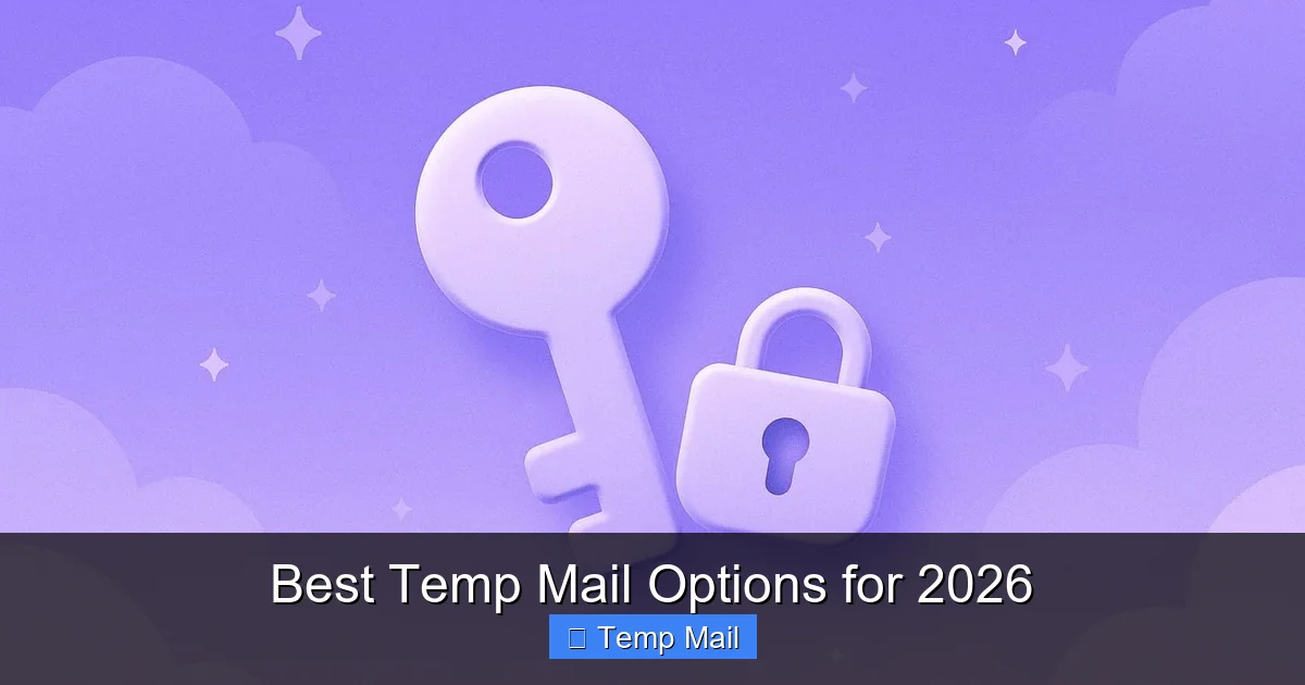 Best Temp Mail Options for 2026