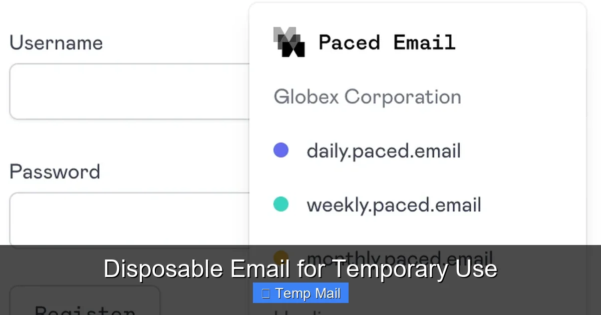 Disposable Email for Temporary Use