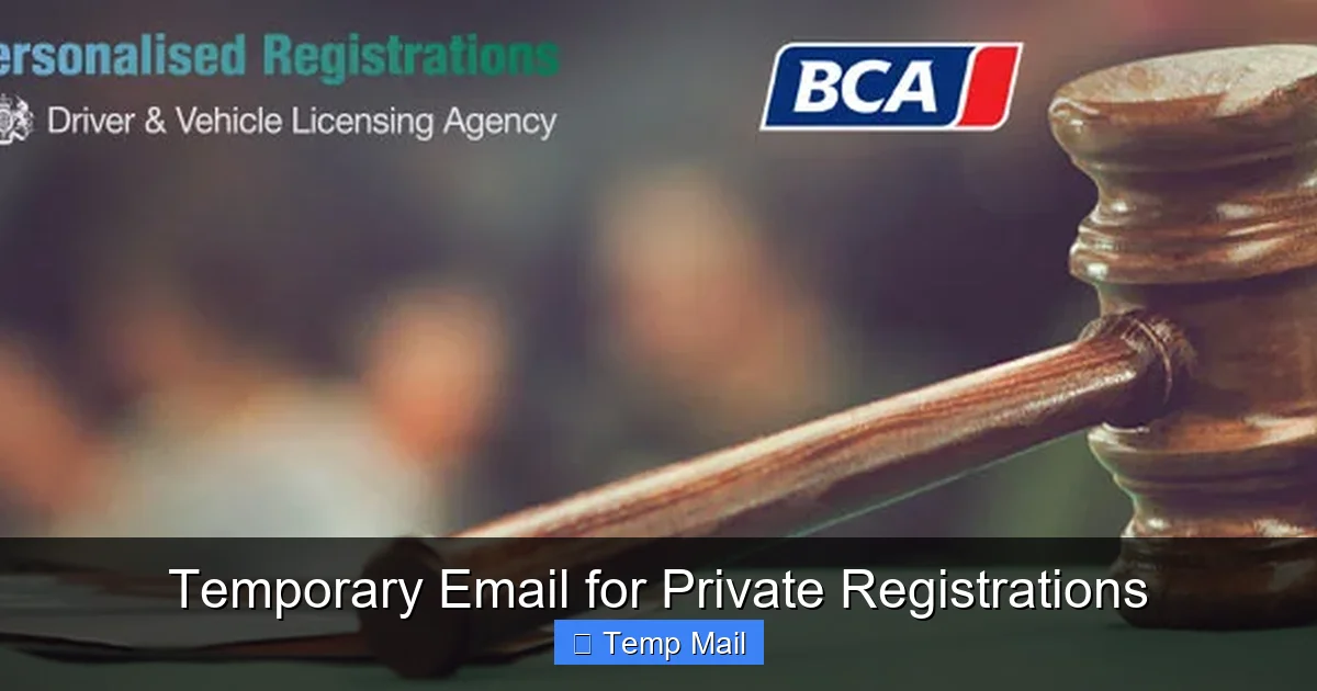 Temporary Email for Private Registrations